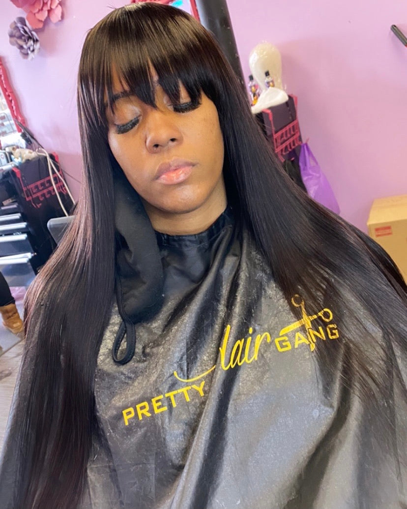 Full sew in HAIR NOT INCLUDED(no hair out) $200